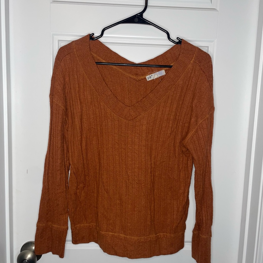 Women’s Large Rust Brown Jolt Sweater